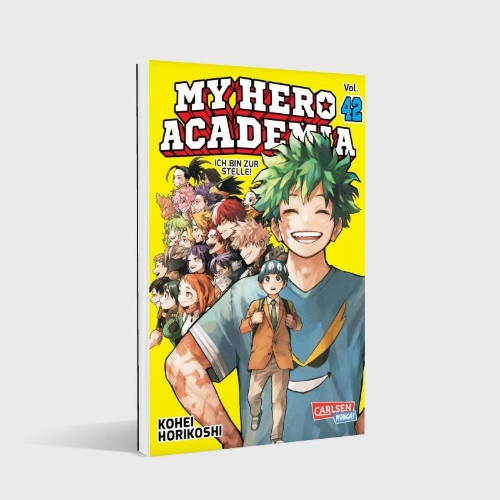 Buchcover und Innenansicht für das Buch: Boku no Hero Academia