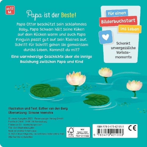 Buchcover und Innenansicht für das Buch: Papa ist immer für mich da