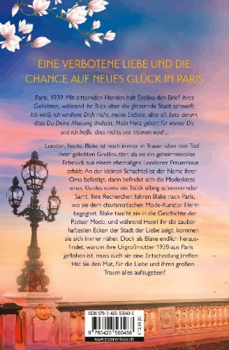 Buchcover und Innenansicht für das Buch: The Paris Daughter
