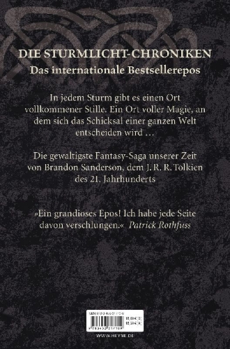 Buchcover und Innenansicht für das Buch: The Way of Kings - The Stormlight Archive, Book 1 (Part 1)