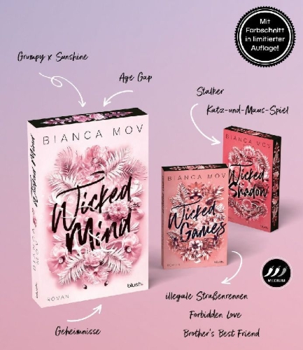 Buchcover und Innenansicht für das Buch: Wicked Mind