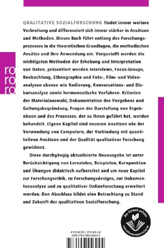 Buchcover und Innenansicht für das Buch: Qualitative Sozialforschung