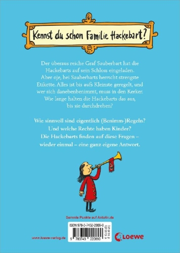 Buchcover und Innenansicht für das Buch: Crazy Family (Band 4) - Die Hackebarts drehen durch