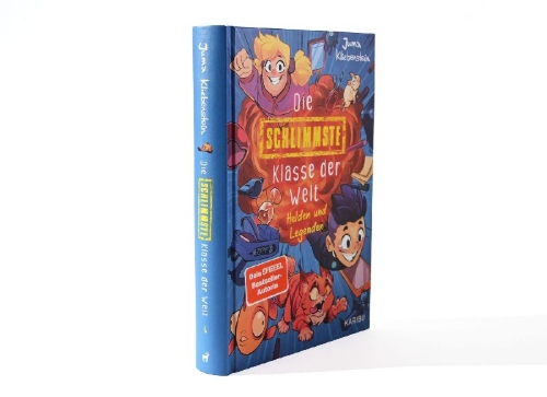 Buchcover und Innenansicht für das Buch: Die schlimmste Klasse der Welt (Band 6) - Helden und Legenden