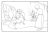 Buchcover und Innenansicht für das Buch: Etwas von den Wurzelkindern: Jahreszeiten-Malbuch