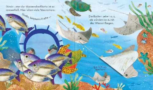 Buchcover und Innenansicht für das Buch: Peep Inside the Deep Ocean