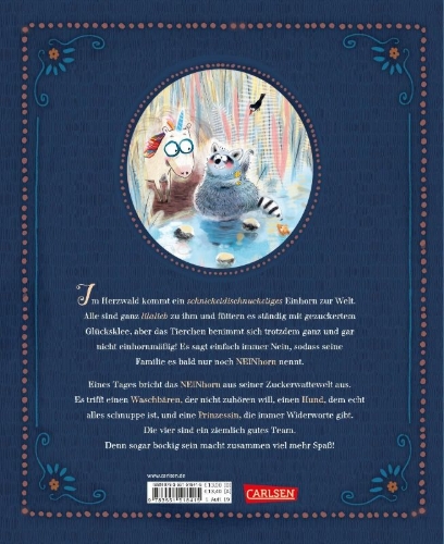 Buchcover und Innenansicht für das Buch: Das NEINhorn