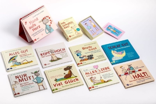 Buchcover und Innenansicht für das Buch: Kopf hoch - das kleine Überlebensbuch