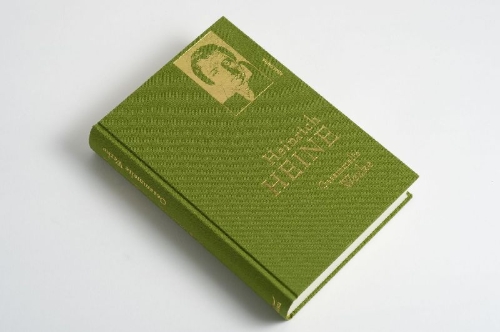 Buchcover und Innenansicht für das Buch: Heinrich Heine - Gesammelte Werke (Iris®-LEINEN-Ausgabe)