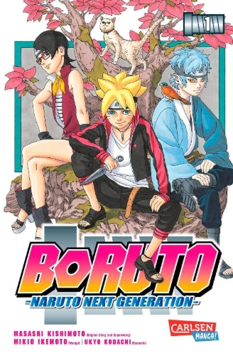 Buchcover und Innenansicht für das Buch: Boruto: Naruto next Generations