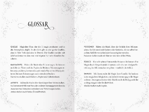 Buchcover und Innenansicht für das Buch: Silver & Poison, Band 2 - Die Essenz der Erinnerung