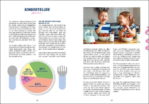 Buchcover und Innenansicht für das Buch: Entspannt essen am Familientisch