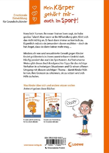 Buchcover und Innenansicht für das Buch: Mein Körper gehört mir - auch im Sport! (Starke Kinder, glückliche Eltern)