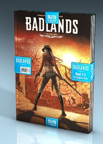 Buchcover und Innenansicht für das Buch: Badlands