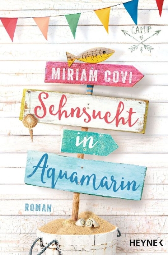 Buchcover und Innenansicht für das Buch: Sehnsucht in Aquamarin