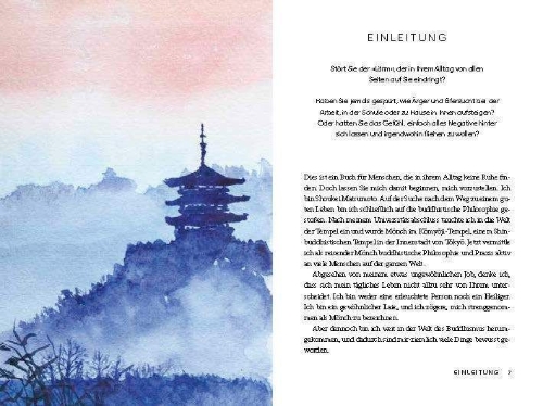 Buchcover und Innenansicht für das Buch: A quiet mind