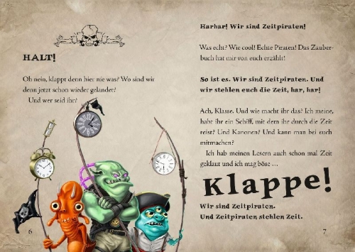Buchcover und Innenansicht für das Buch: Das kleine Böse Buch 3