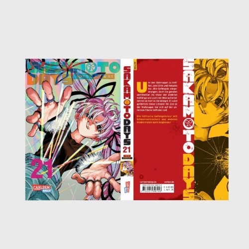 Buchcover und Innenansicht für das Buch: Sakamoto Days