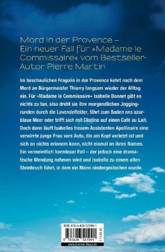 Buchcover und Innenansicht für das Buch: Madame le Commissaire und die Frau ohne Gedächtnis