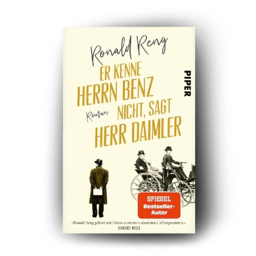 Buchcover und Innenansicht für das Buch: Er kenne Herrn Benz nicht, sagt Herr Daimler
