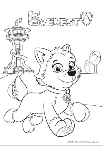 Buchcover und Innenansicht für das Buch: PAW Patrol Kindergartenheft: Mein liebster Malblock