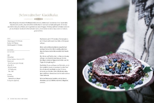 Buchcover und Innenansicht für das Buch: Skandinavisch backen