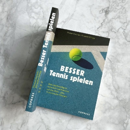 Buchcover und Innenansicht für das Buch: Besser Tennis spielen