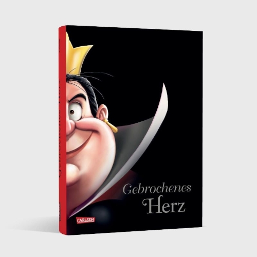 Buchcover und Innenansicht für das Buch: Disney Villains 12: Gebrochenes Herz (Villains "Herzkönigin" - Alice im Wunderland)