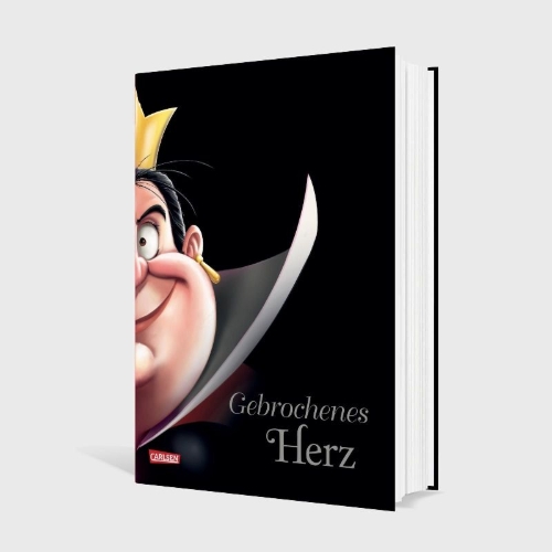 Buchcover und Innenansicht für das Buch: Disney Villains 12: Gebrochenes Herz (Villains "Herzkönigin" - Alice im Wunderland)
