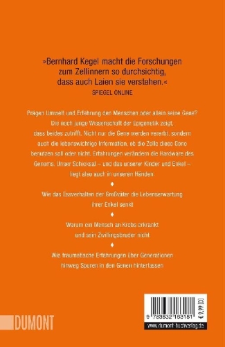 Buchcover und Innenansicht für das Buch: Epigenetik
