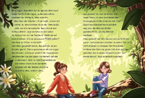 Buchcover und Innenansicht für das Buch: Mira Magisch
