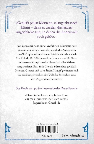 Buchcover und Innenansicht für das Buch: The Land of Stories. Worlds Collide