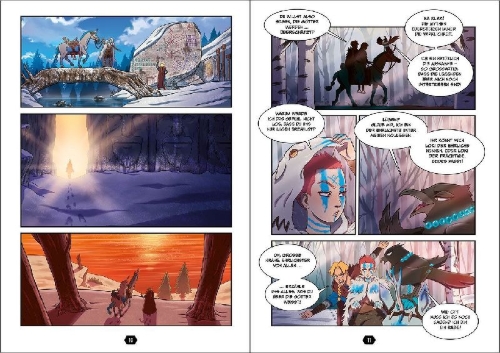 Buchcover und Innenansicht für das Buch: Ragnarok - Fimbulvinter