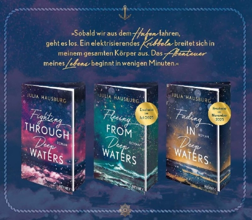Buchcover und Innenansicht für das Buch: Fighting Through Deep Waters