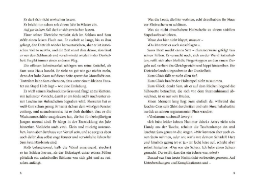 Buchcover und Innenansicht für das Buch: The Boy Who Steals Houses