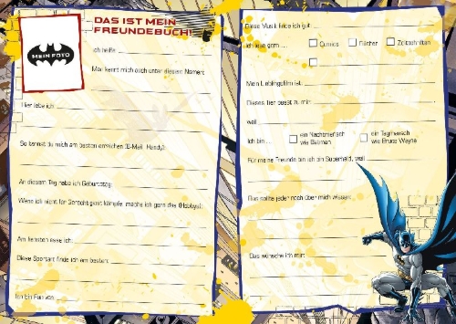 Buchcover und Innenansicht für das Buch: DC Batman: Meine Freunde