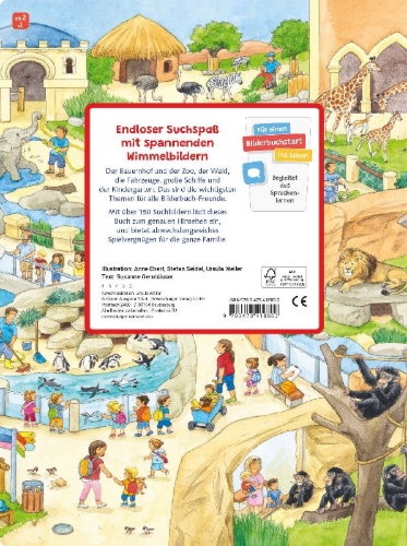 Buchcover und Innenansicht für das Buch: Mein Sachen suchen Lieblingsbuch