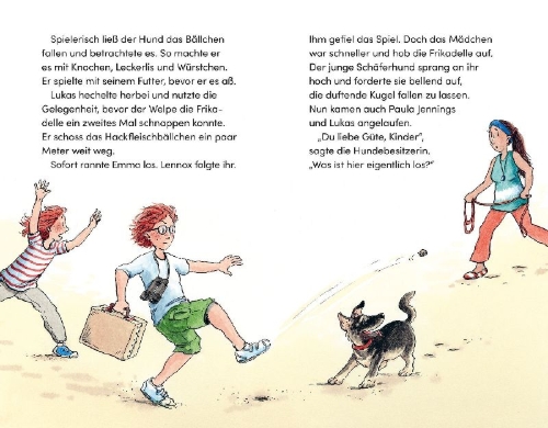 Buchcover und Innenansicht für das Buch: Die Nordseedetektive 11. Giftalarm