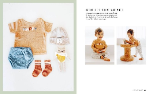 Buchcover und Innenansicht für das Buch: HEJLENKI - Nähen für Babys und Kleinkinder