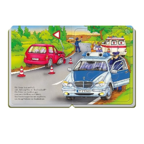 Buchcover und Innenansicht für das Buch: Trötsch Puzzlebuch Mein tolles Puzzlebuch Fahrzeuge