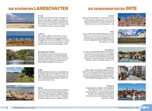 Buchcover und Innenansicht für das Buch: Reise Know-How Wohnmobil-Tourguide Ostseeküste Schleswig-Holstein