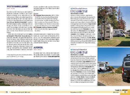 Buchcover und Innenansicht für das Buch: Reise Know-How Wohnmobil-Tourguide Ostseeküste Schleswig-Holstein