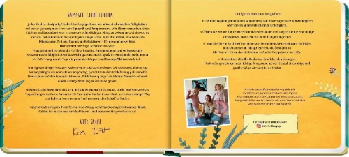 Buchcover und Innenansicht für das Buch: Schlafanzug-Yoga