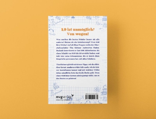 Buchcover und Innenansicht für das Buch: Die geheimen Tricks der 1,0er-Schüler