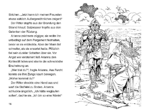 Buchcover und Innenansicht für das Buch: Voltrex the Two-headed Octopus