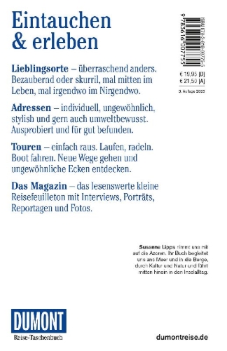 Buchcover und Innenansicht für das Buch: DUMONT Reise-Taschenbuch Reiseführer Azoren