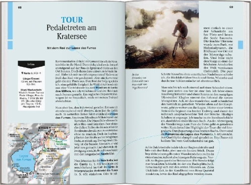 Buchcover und Innenansicht für das Buch: DUMONT Reise-Taschenbuch Reiseführer Azoren