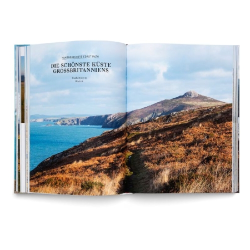 Buchcover und Innenansicht für das Buch: Wanderlust Großbritannien & Irland