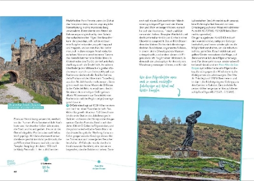 Buchcover und Innenansicht für das Buch: Nordspanien mit dem Wohnmobil
