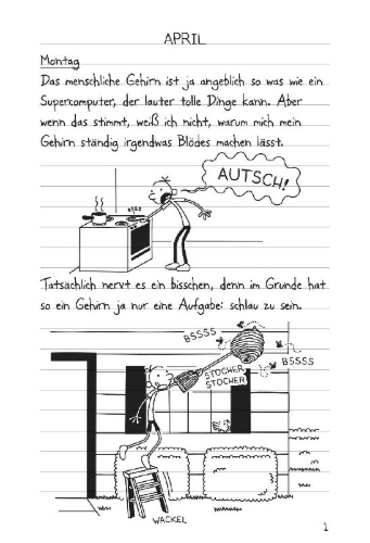 Buchcover und Innenansicht für das Buch: Diary of a Wimpy Kid 18